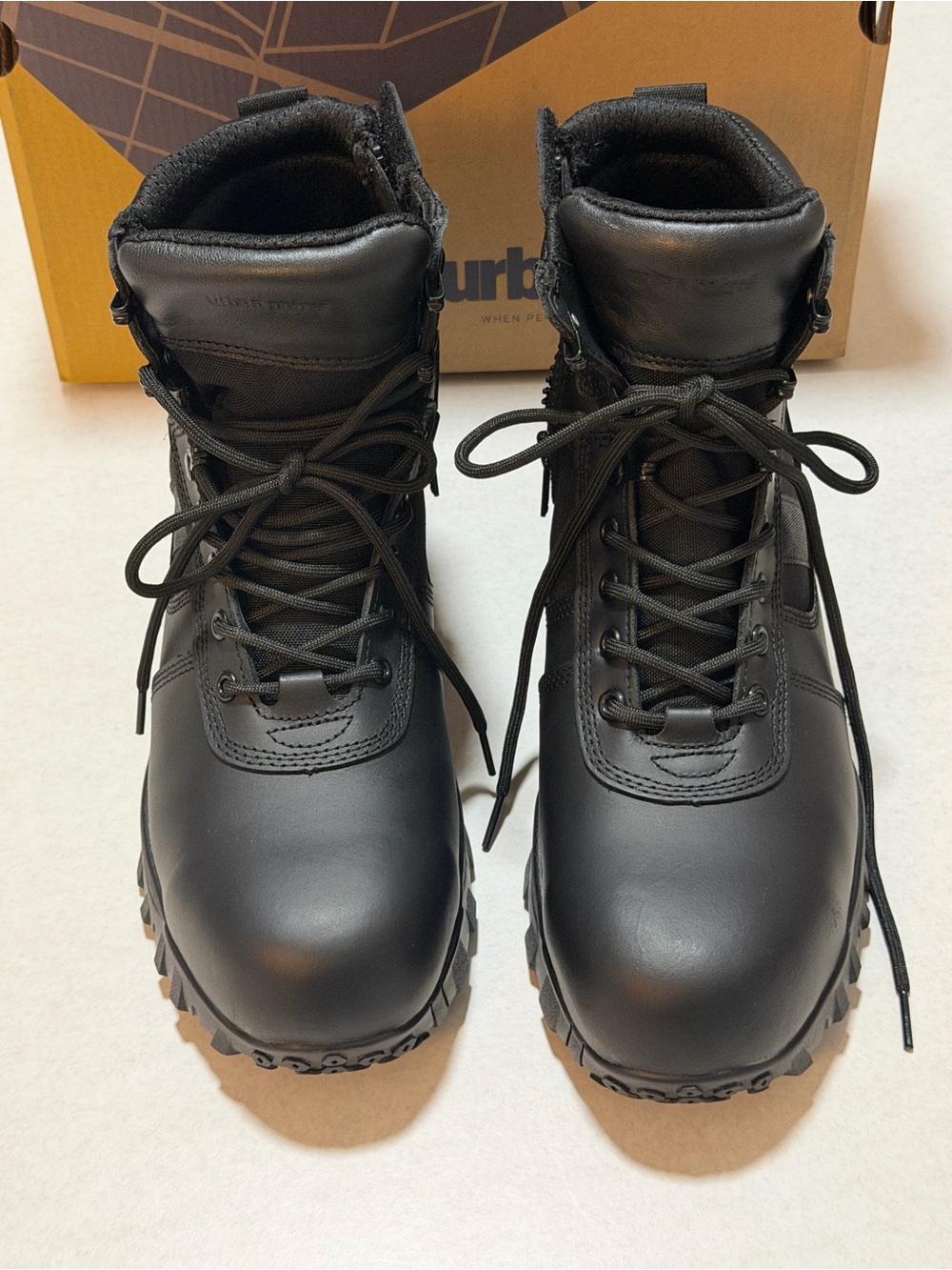 Urban Patrol Men’s 10.5 Composite Toe Safety Boots 6-Inch Black